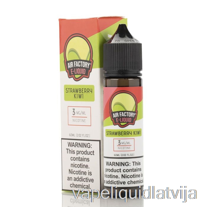 Zemeņu Kivi - Gaisa Fabrika - 60ml 6mg Vape šķidrums